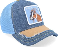 Silky Goat Silky Roots Denim A-Frame Trucker - Goorin Bros.
