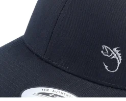 Silver Fish Hook Logo Black Trucker - Skillfish