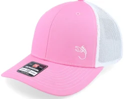 Silver Fish Hook Logo Black Trucker - Skillfish