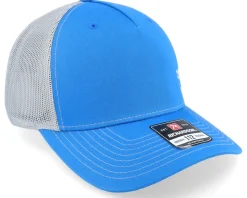 Silver Fish Hook Logo Cobalt Blue/Grey Trucker - Skillfish