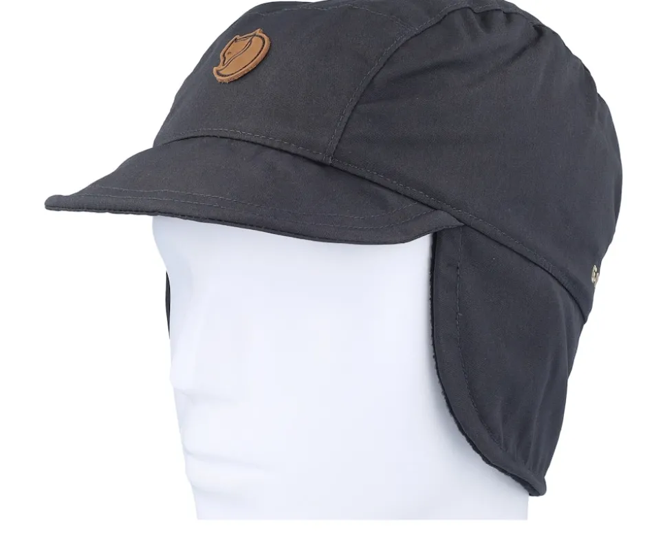Singi Field Cap Dark Grey Ear Flap - Fjällräven