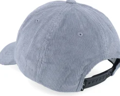 Single Script Cap Blue Grey Corduroy Dad Cap - Reell