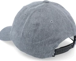 Single Script Cap Washed Charcoal Dad Cap - Reell