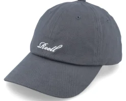 Single Script Dark Grey Dad Cap - Reell