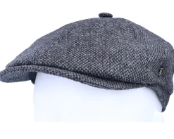Sixpence Black Flat Cap - City Sport