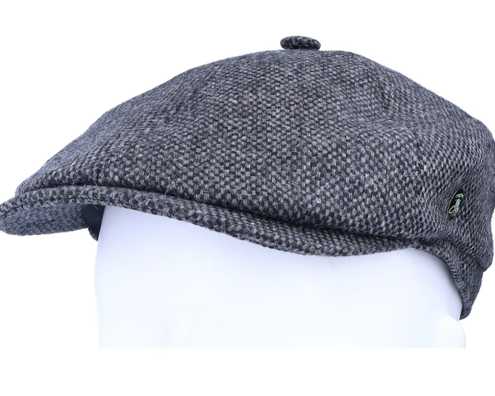Sixpence Black Flat Cap - City Sport