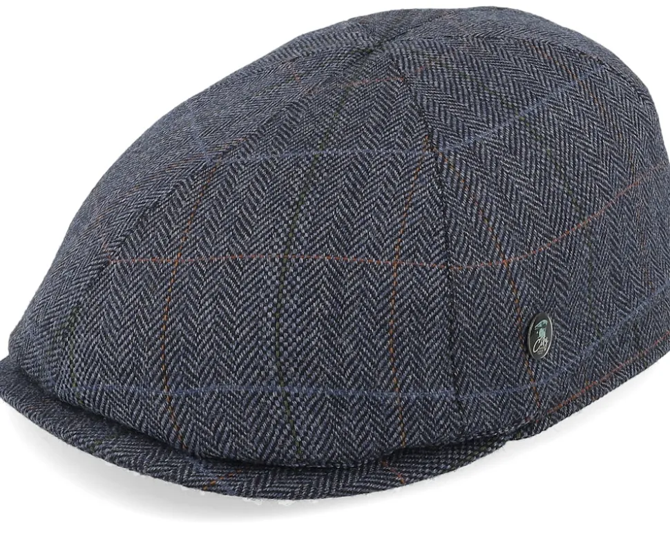 Sixpence Navy Flat Cap - City Sport