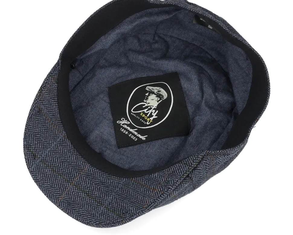 Sixpence Navy Flat Cap - City Sport
