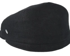 Sixpence Stripe Black Flat Cap - City Sport