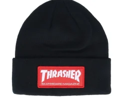 Skate Mag Patch Black Cuff - Thrasher