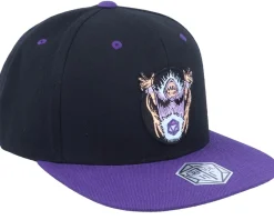 Skeleton Necromancer Patch Black/Purple Snapback