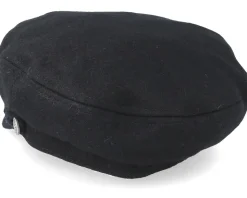 Skipper Black Flat Cap - Barts