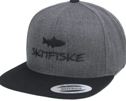 Skitfiske Charcoal/Black Snapback - Skillfish