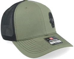 Skull Engraved 112 Split Loden/Black Trucker - Iconic
