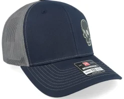 Skull Engraved 112 Split Navy/Charcoal Trucker - Iconic