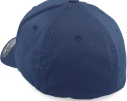 Skull Engraved Wooly Combed Navy Flexfit - Iconic