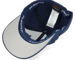 Skull Engraved Wooly Combed Navy Flexfit - Iconic