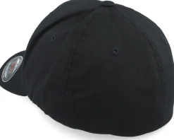 Skull Engraved Wooly Combed Black Flexfit - Iconic