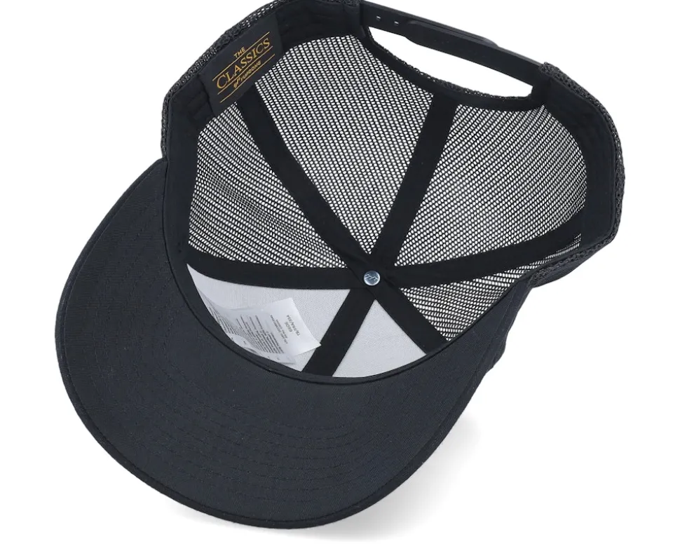 Skull Gold Patch Black Trucker - Iconic