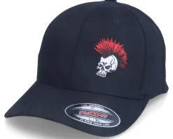 Skull Punk Mohawk Black Flexfit - Iconic