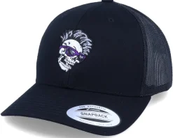 Skull Shade Mohawk Black Trucker - Iconic