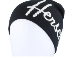 Skullcap Script Black Beanie - Herschel