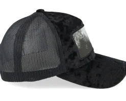 Slenderman Velvet Black/Black A-frame Trucker - Scenes