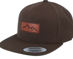 Small Box Mountain Patch Brown Snapback - Wild Spirit