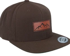 Small Box Mountain Patch Brown Snapback - Wild Spirit