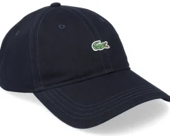 Small Logo Black Dad Cap - Lacoste