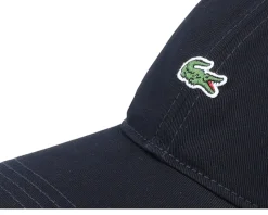 Small Logo Black Dad Cap - Lacoste