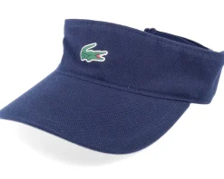 Small Logo Navy Blue Visor - Lacoste