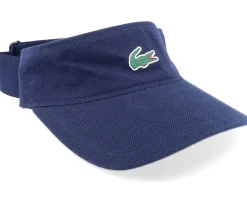 Small Logo Navy Blue Visor - Lacoste