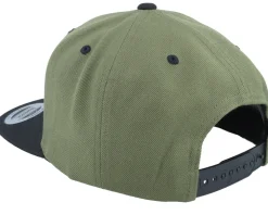 Small Mountain Black/Olive/Black Snapback - Wild Spirit