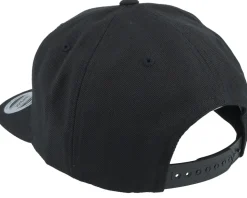 Small Mountain Brown Patch Black Snapback - Wild Spirit