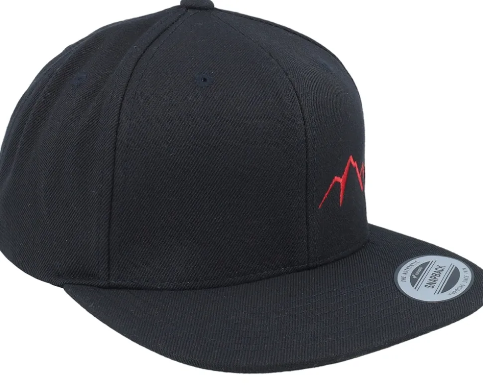 Small Mountain Red/Black Snapback - Wild Spirit