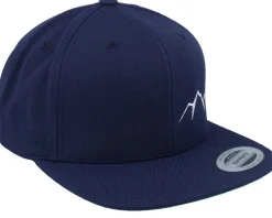 Small Mountain White/Navy Snapback - Wild Spirit