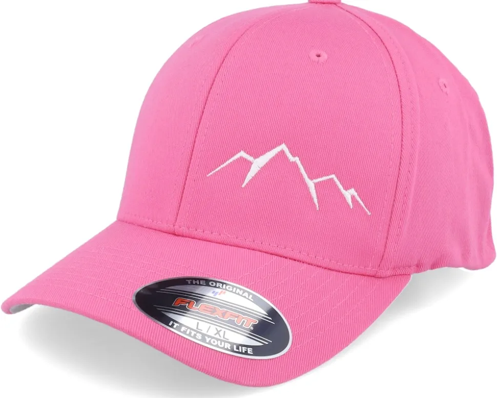 Small Mountain White/Orange Flexfit - Wild Spirit