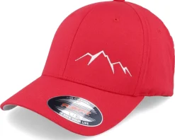 Small Mountain White/Red Flexfit - Wild Spirit