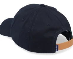 Small Side Logo Pu Strap Black Dad Cap - Lacoste