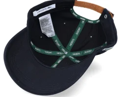 Small Side Logo Pu Strap Black Dad Cap - Lacoste