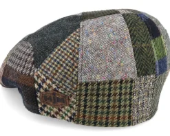 Smart Xtra 42 Wool Mix Brown Patch Flat Cap - MJM Hats