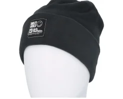 Smileyworld Teen Beanie Granite Black Teen Cuff - Jack Wolfskin