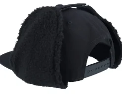 Småland Canvas Flatbrim Black Earflap - Wild Spirit