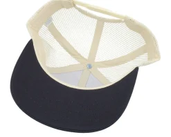 Smoke Grill Bbq Logo Black/Golden Stone Trucker - Bearded Man