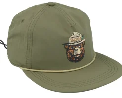 Smokey Bear Catalina Army Green Strapback - American Needle