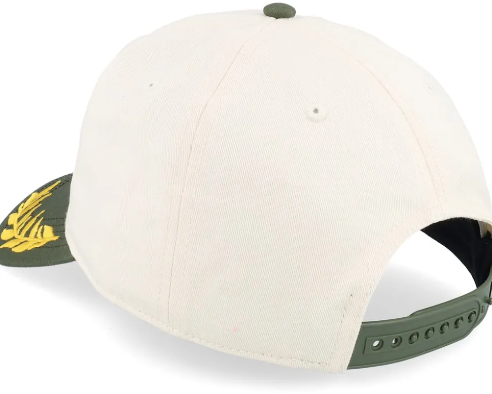 Smokey Bear Club Captain Ivory/Army Green Adjustable - American Needle