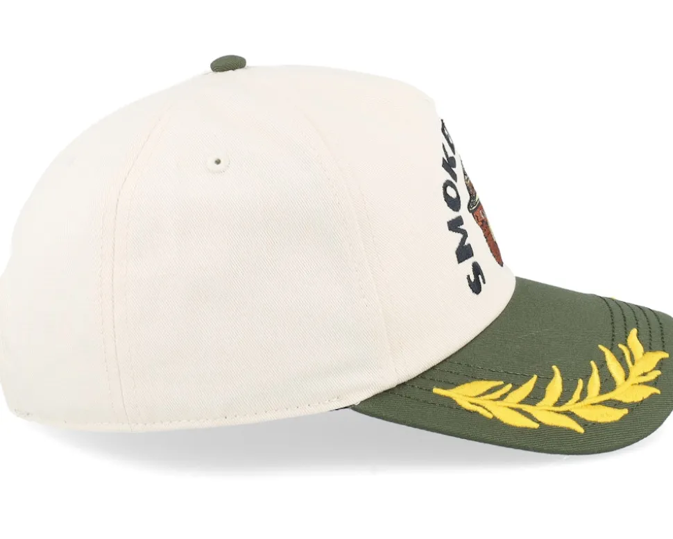 Smokey Bear Club Captain Ivory/Army Green Adjustable - American Needle