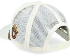 Smokey Bear Foamy Roscoe White Trucker - American Needle