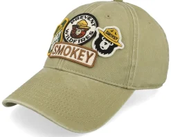 Smokey Bear Iconic Light Khaki Dad Cap - American Needle